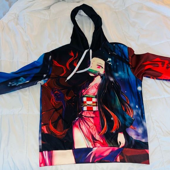 🌑Anime Graphic Hoodie, Women's Size Small (New w/out Tags)🌑 - Picture 3 of 14